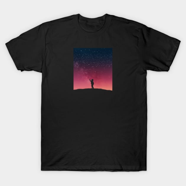 The Nights Sky T-Shirt by dankdesigns